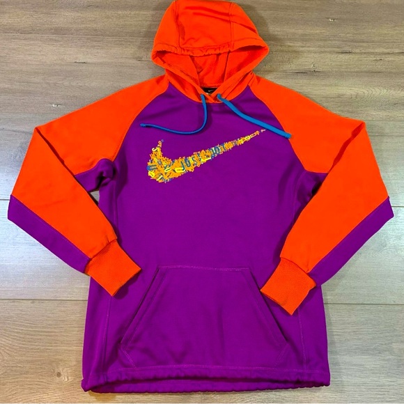 Nike Jackets & Blazers - Orange and purple Nike hoodie.